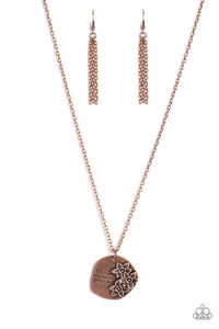 Planted Possibilities - Copper Necklace- Paparazzi Accessories