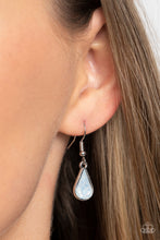 Load image into Gallery viewer, Everglade Escape - White and Silver Necklace- Paparazzi Accessories