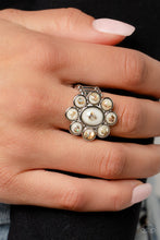 Load image into Gallery viewer, Time to SHELL-ebrate - White and Silver Ring- Paparazzi Accessories