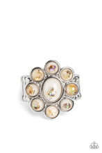 Load image into Gallery viewer, Time to SHELL-ebrate - White and Silver Ring- Paparazzi Accessories