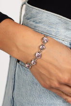 Load image into Gallery viewer, Classically Cultivated - Pink and Silver Bracelet- Paparazzi Accessories