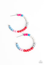 Load image into Gallery viewer, Multicolored Mambo - Pink Multicolored Earrings- Paparazzi Accessories