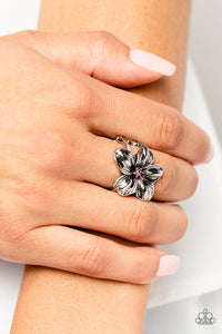 Tropical Treat - Purple and Silver Ring- Paparazzi Accessories