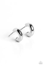 Load image into Gallery viewer, Catwalk Curls - Silver Earrings- Paparazzi Accessories