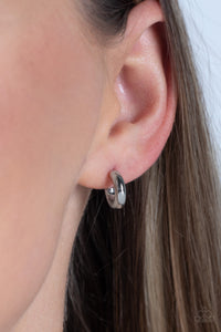 Catwalk Curls - Silver Earrings- Paparazzi Accessories