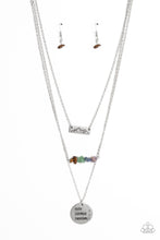 Load image into Gallery viewer, Miracle Mountains - Multicolored Silver Necklace- Paparazzi Accessories
