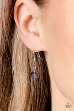 Load image into Gallery viewer, Sheen Season - Blue and Silver Necklace- Paparazzi Accessories