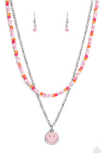 Load image into Gallery viewer, High School Reunion - Pink Multicolored Necklace- Paparazzi Accessories