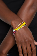 Load image into Gallery viewer, Buzzworthy Botanicals - Multicolored Bracelet- Paparazzi Accessories