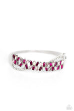 Load image into Gallery viewer, Timeless Trifecta - Pink and Silver Bracelet- Paparazzi Accessories