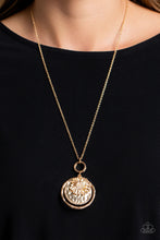 Load image into Gallery viewer, Flowers for Mama - Gold Necklace- Paparazzi Accessories