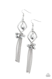 Effulgent Era - Silver Earrings- Paparazzi Accessories