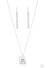 Load image into Gallery viewer, Mama MVP - Silver Necklace- Paparazzi Accessories