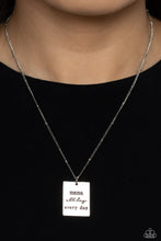 Load image into Gallery viewer, Mama MVP - Silver Necklace- Paparazzi Accessories