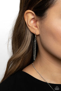 Mama MVP - Silver Necklace- Paparazzi Accessories