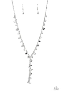 Chiseled Catwalk - Silver Necklace- Paparazzi Accessories