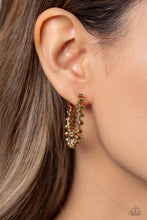 Load image into Gallery viewer, The Way You Make Me WHEEL - Gold Earrings- Paparazzi Accessories