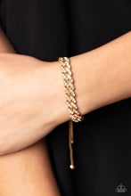 Load image into Gallery viewer, Mecca Metro - White and Gold Bracelet- Paparazzi Accessories