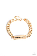 Load image into Gallery viewer, Mighty Matriarch - Gold Bracelet- Paparazzi Accessories