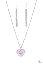 Load image into Gallery viewer, So This Is Love - Purple and Silver Necklace- Paparazzi Accessories