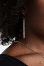 Load image into Gallery viewer, So This Is Love - White and Silver Necklace- Paparazzi Accessories