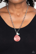 Load image into Gallery viewer, I Put A SHELL On You - Orange and Silver Necklace- Paparazzi Accessories