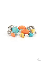 Load image into Gallery viewer, Authentically Artisan- Multicolored Silver Bracelet- Paparazzi Accessories