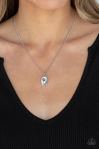 Be The Peace You Seek- Silver Necklace- Paparazzi Accessories