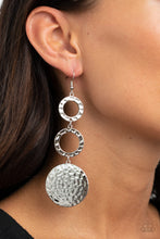 Load image into Gallery viewer, Blooming Baubles- Silver Earrings- Paparazzi Accessories