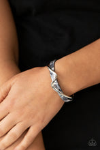 Load image into Gallery viewer, Craveable Curves- Silver Bracelet- Paparazzi Accessories