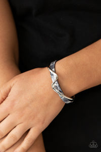 Craveable Curves- Silver Bracelet- Paparazzi Accessories