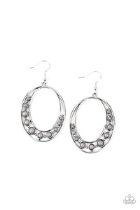 Crescent Cove- Silver Earrings- Paparazzi Accessories