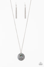 Load image into Gallery viewer, Desert Abundance- Blue and Silver Necklace- Paparazzi Accessories