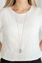 Load image into Gallery viewer, Desert Abundance- Blue and Silver Necklace- Paparazzi Accessories