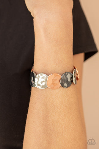 Disc Disco- Multi-toned Bracelet- Paparazzi Accessories