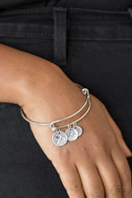 Load image into Gallery viewer, Dreamy Dandelions- Silver Bracelet- Paparazzi Accessories
