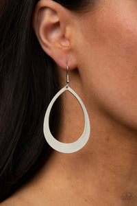 Fierce Fundamentals- Silver Earrings- Paparazzi Accessories
