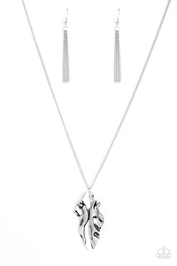 Fiercely Fall- Silver Necklace- Paparazzi Accessories