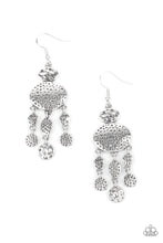 Load image into Gallery viewer, Get Your ARTIFACTS Straight- Silver Earrings- Paparazzi Accessories