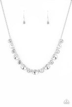 Load image into Gallery viewer, Girls Gotta Glow- White and Silver Necklace- Paparazzi Accessories