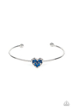 Load image into Gallery viewer, Heart Of Ice- Blue and Silver Bracelet- Paparazzi Accessories