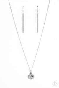 Hold On To Hope- Silver Necklace- Paparazzi Accessories