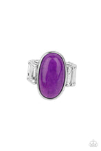 Load image into Gallery viewer, Mystical Mantra- Purple and Silver Ring- Paparazzi Accessories