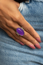 Load image into Gallery viewer, Mystical Mantra- Purple and Silver Ring- Paparazzi Accessories