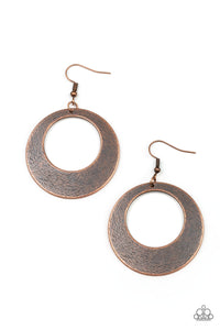 Outer Plains- Copper Earrings- Paparazzi Accessories