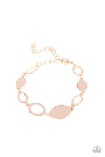 Load image into Gallery viewer, OVAL and Out- Rose Gold Bracelet- Paparazzi Accessories