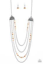 Load image into Gallery viewer, Pharaoh Finesse- Brown and Silver Necklace- Paparazzi Accessories