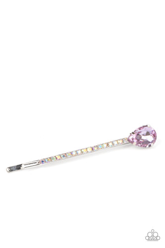 Princess Precision- Purple and Silver Hair Pin- Paparazzi Accessories