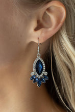 Load image into Gallery viewer, Prismatic Parade- Blue and Silver Earrings- Paparazzi Accessories