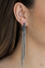 Load image into Gallery viewer, Radio Waves- Gunmetal Earrings- Paparazzi Accessories